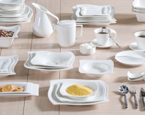 Фарфоровая и керамическая посуда для ресторана
